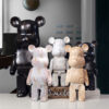Mẫu gấu bearbrick mạ điện sơn thường