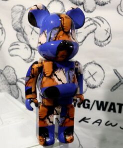 Mô hình bearbrick cao 28cm in hình vua quyền anh ALI