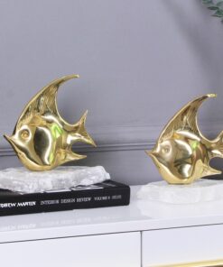 Cá vàng nghệ thuật trang trí kệ tivi bàn học