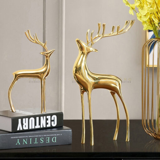 Cặp hươu bằng đồng Cặp hươu bằng đồng