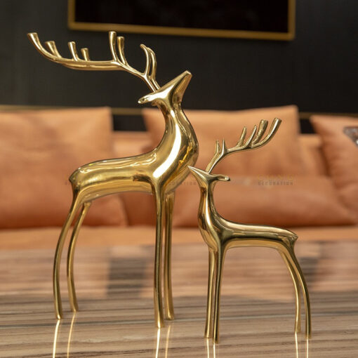 cap huou bang dong (2) Cặp hươu bằng đồng