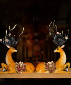 Mẫu hươu phong thủy đẹp 2022