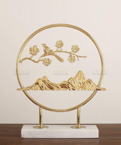 Mô hình chim và hoa