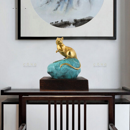 chuot vang tui tien 1 Chuột tiền vàng bằng đồng