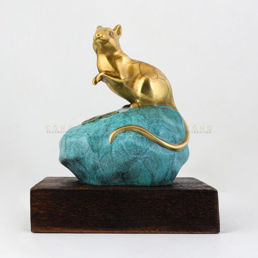 chuot vang tui tien 2 Chuột tiền vàng bằng đồng