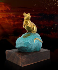 Chuột tiền vàng bằng đồng