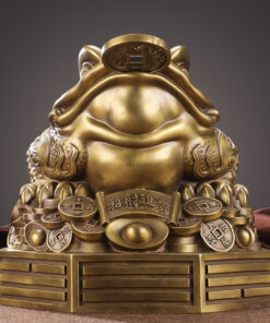 Cóc thiềm thừ 3 chân bằng đồng