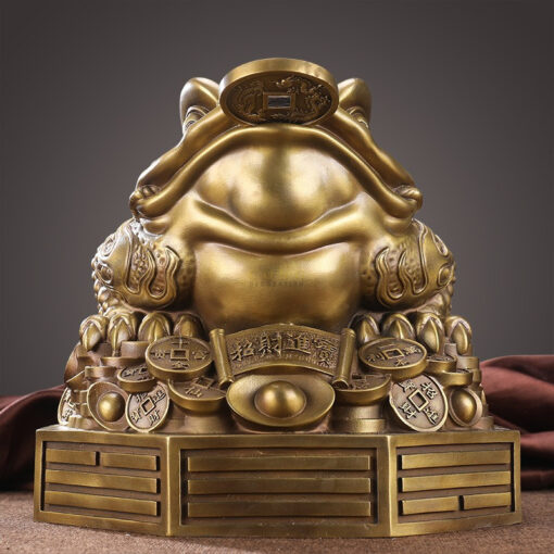 coc 3 chan 1 Cóc thiềm thừ 3 chân bằng đồng