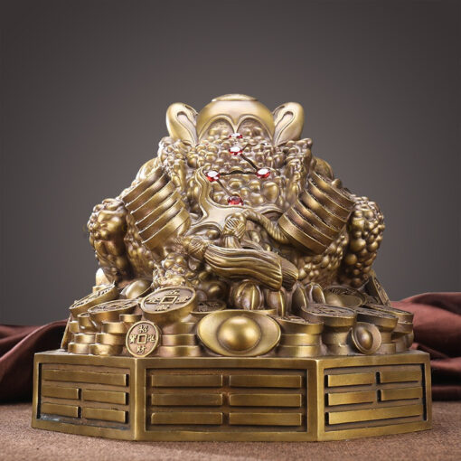 coc 3 chan 2 Cóc thiềm thừ 3 chân bằng đồng