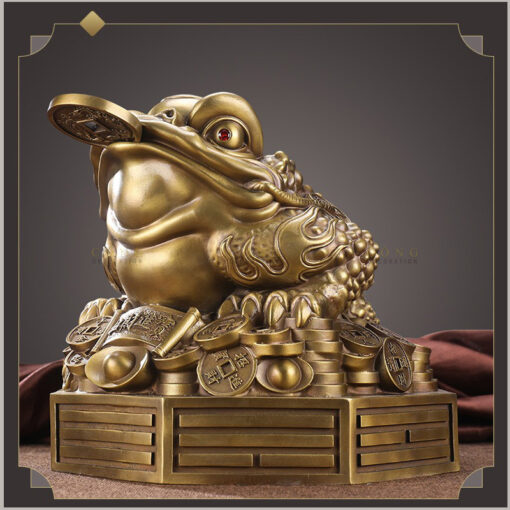 coc 3 chan 4 Cóc thiềm thừ 3 chân bằng đồng