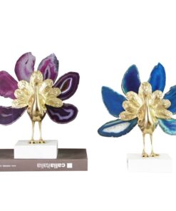 Tượng chim công bằng đá mã nào trang trí phòng khách