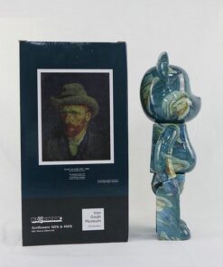 Mẫu gấu bearbrick in hình họa sỹ Van Gogh