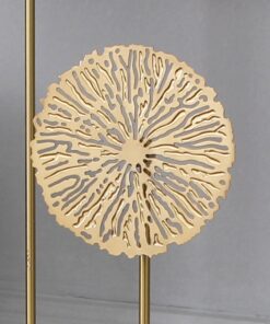 Mô hình lá sen trang trí kệ tivi phòng khách