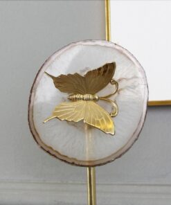 Cặp đá mã não trang trí nối vào phòng khách đẹp