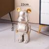 Mô hình Bearbrick hoa văn
