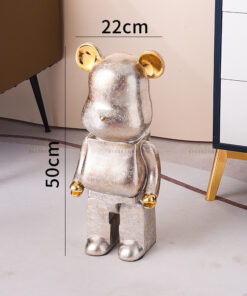 Mô hình Bearbrick hoa văn