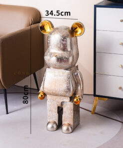 Mô hình Bearbrick hoa văn