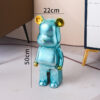 Mô hình Bearbrick hoa văn