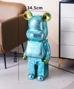 Mô hình Bearbrick hoa văn