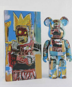 Mô hình gấu bearbrick Basquiat 28CM