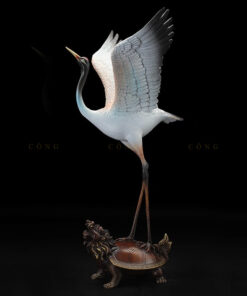 Cặp hạc cưỡi long quy