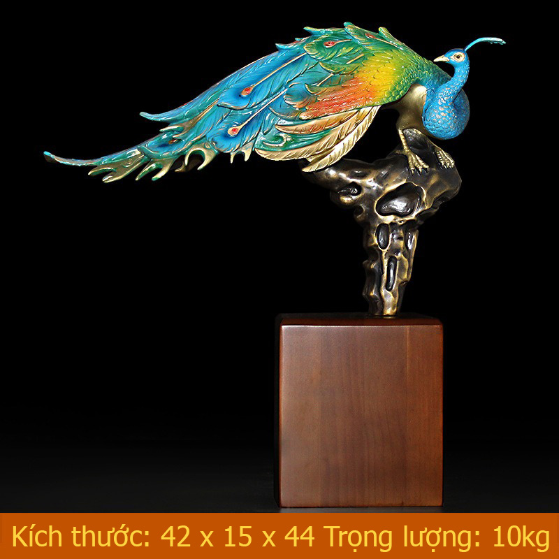 Mẫu tượng chim khổng tước đẹp