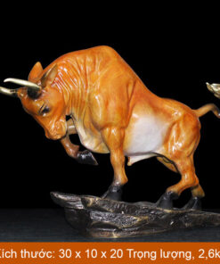 Tượng bò tót quà tặng sếp sang trọng năm 2021