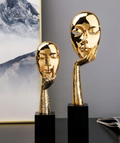 Mặt nạ trừu trượng trang tri phòng khách