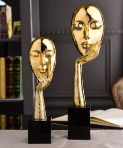 Mặt nạ trừu trượng trang tri phòng khách