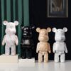 Mẫu gấu bearbrick mạ điện sơn thường