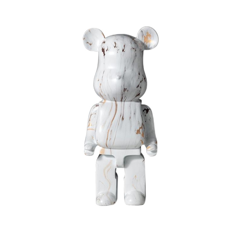 Mẫu gấu bearbrick mạ điện sơn thường