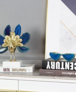 Tượng chim công bằng đá mã nào trang trí phòng khách