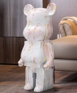 Mẫu gấu bearbrick mạ điện sơn thường