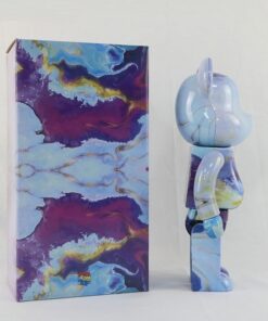 Mô hình gấu bearbrick 400% vân đá đẹp