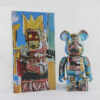 Mô hình gấu bearbrick Basquiat 28CM