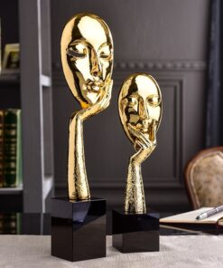 Mặt nạ trừu trượng trang tri phòng khách