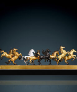 Tượng bát mã truy phong sang trọng