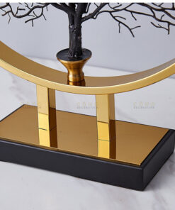 Mô hình cây tài lộc trang trí kệ phòng khách