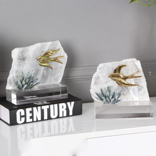 Đồ trang trí kệ tivi chim én mùa xuân Đồ trang trí kệ tivi chim én mùa xuân