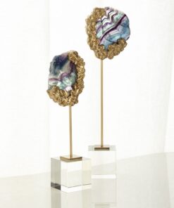 Mô hình đá pha lê tự nhiên trang trí quầy kệ tivi