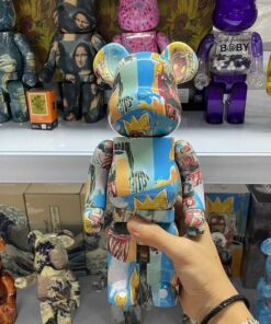 Mô hình gấu bearbrick Basquiat 28CM