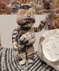 Mô hình gấu bearbrick cao 28cm 400% lướt sóng