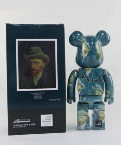 Mẫu gấu bearbrick in hình họa sỹ Van Gogh