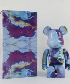 Mô hình gấu bearbrick 400% vân đá đẹp