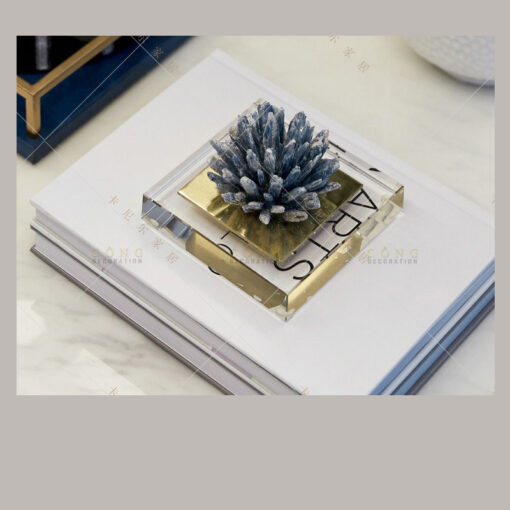 mo hinh hoa bang da 3 Bộ ba hoa đá thạch anh