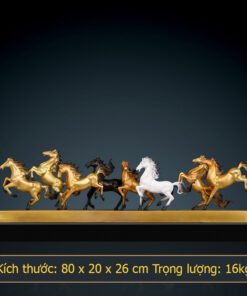 Tượng bát mã truy phong sang trọng