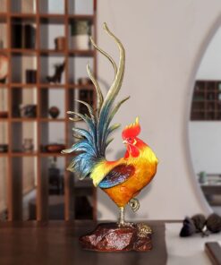 Tượng gà trống phong thủy