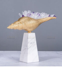 Ốc biển gắn đá thạch anh cao cấp