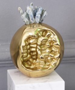 Bộ 3 quả lựu trang trí bàn làm việc hoặc kệ tivi phòng khách