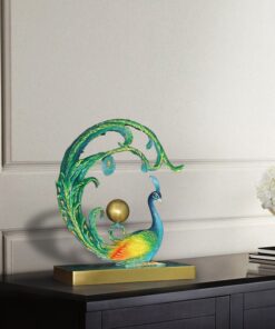 Cặp chim công bằng đồng